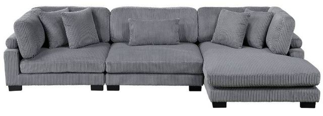 Homelegance® Traverse 3-Piece Gray Modular Sectional with Reversible Chaise-2