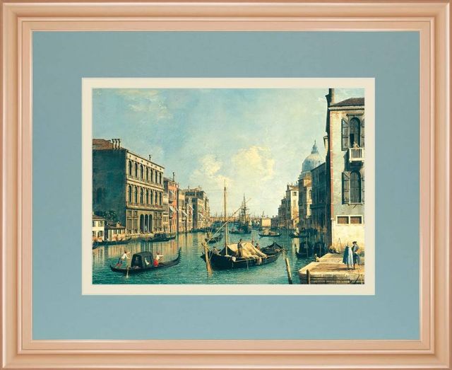 Classy Art The Grand Canal, Venice the Rialto Bridge by Antonia Canaletto Wall Art-0