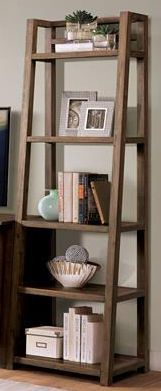 Riverside Furniture Perspectives Leaning Bookcase-1