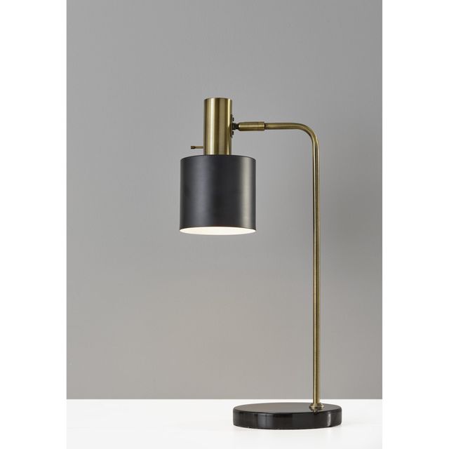 Adesso® Emmett Black Desk Lamp-1