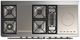 Ilve® Majestic III 60" Blue Gray Pro Style Dual Fuel Natural Gas Range with French Top and Burnished Trim-3