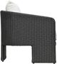 TOV Furniture Alexa Black/Cream White Linen/Rattan Outdoor Accent Chair-4