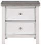 Homelegance® Ambrose Antique Gray/Antique White Nightstand-2