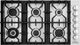 ZLINE 36" Stainless Steel Gas Cooktop with with 6 Burners-0