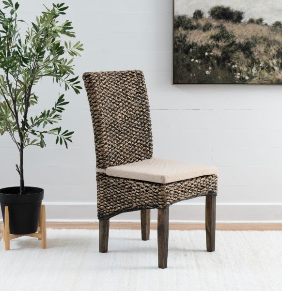 Coast2Coast Home™ Elodie 2-Piece Warm Natural Sea Grass Dining Chair Set-1