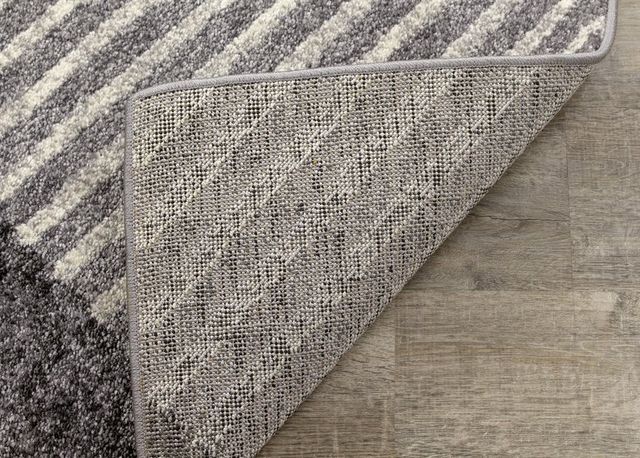 Kalora Interiors Soho Grey Black Blue 3'11" x 5'7" Rug-3