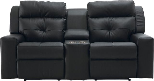 Palliser® Furniture Customizable Grove Power Reclining Loveseat with Power Headrest and Console-3