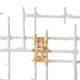 A & B Home Gold/White 32" Wall Decor-2