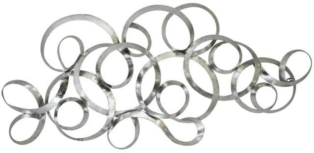 Classy Art Silver Swirls Wall Decor-0