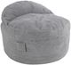 CordaRoy's® Nest Light Gray Terry Corduroy Full Adult Bean Bag Chair-0