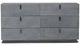 VIG Furniture Modrest Buckley Gray Crackle Dresser-1