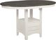 Crown Mark Hartwell Gray Counter Dining Table with Chalk Base-0