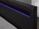 Brassex Inc. Dhara Black Queen Platform Bed-1
