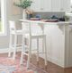 Linon Kentucky 2-Piece White Bar Stool Set-1