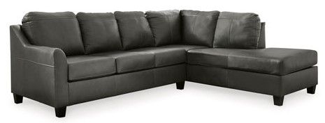Signature Design by Ashley® Valderno 2-Piece Fog Right-Arm Facing Sofa Sectional and Corner Chaise-0
