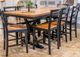 Signature Design by Ashley® Wildenauer Black/Brown Swivel Stool-1