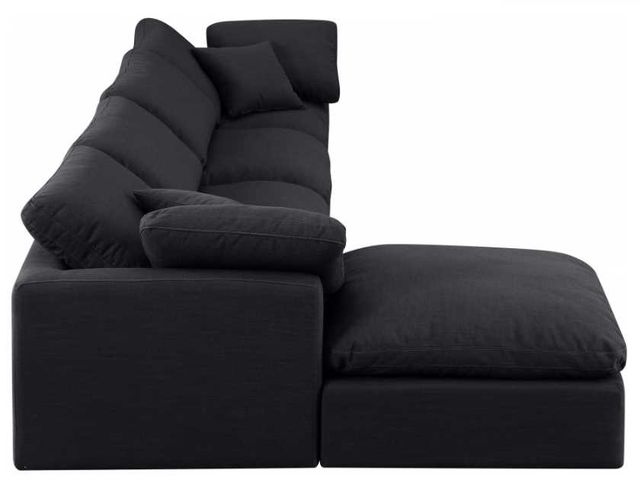 Meridian Furniture Indulge 5-Piece Black Sectional-2