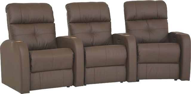Palliser® Furniture Customizable Audio 3-Piece Power Reclining Home Theater Seating with Wedge Arms-0