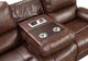 Furniture of America® Tepic Brown Manual Reclining Sofa-3