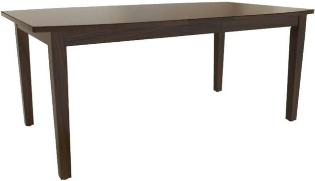 Mavin Customizable 42" x 60" Boat Extendable Dining Table with 12" Leaf-0