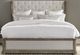 Liberty Furniture Town & Country Cream/Dusty Taupe Queen Upholstered Shelter Bed-1