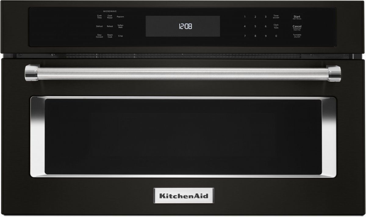 KitchenAid® 1.4 Cu. Ft. Black Stainless Steel with PrintShield™ Finish Built In Microwave