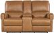 Hooker® Furniture SS Somers Denver Coffee Power Reclining Loveseat with Power Headrest and Console-2