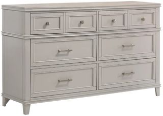 Bernards Nova II Gray 6-Drawer Dresser