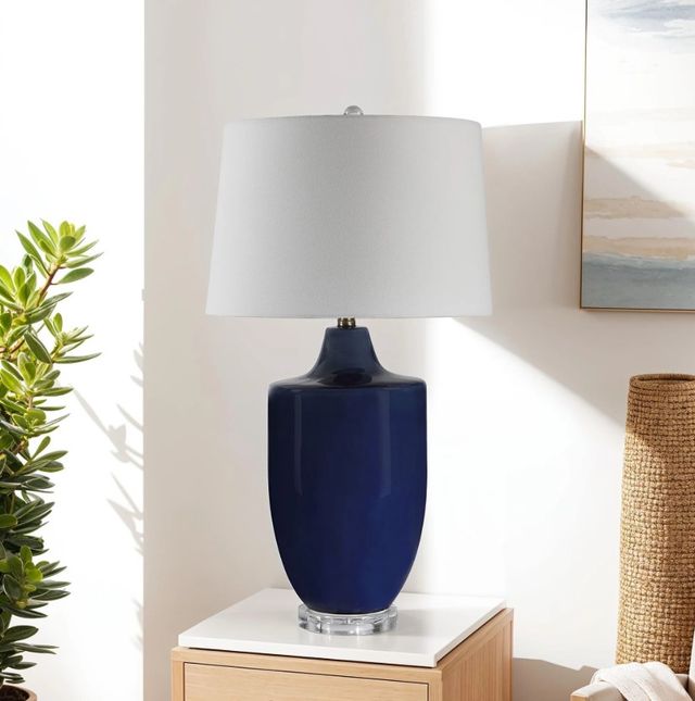 Renwil® Everren Decimus Navy Table Lamp-1