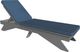 Unwasted® Reserve Gray Plastic Outdoor Lounge Chaise-2