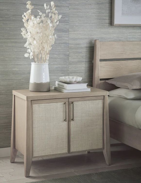 Modus Furniture Sumire Ginger/Natural Cane Bachelor Chest-1