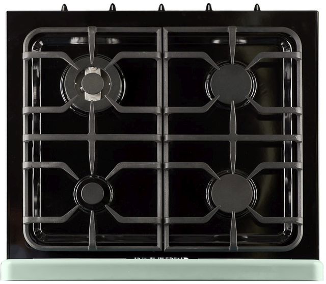 Unique® Appliances Classic Retro 30" Summer Mint Green Freestanding Natural Gas Range-3