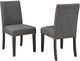 Brassex Inc. Avery 2-Piece Grey Side Chair Set-2