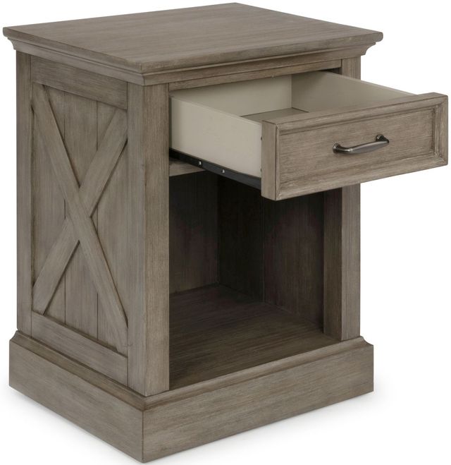 homestyles® Mountain Lodge Gray Nightstand-2