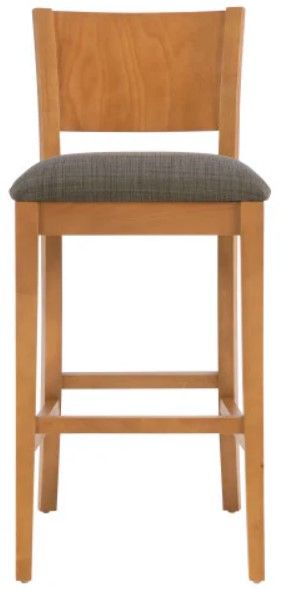 Linon Reese 2-Piece Brown/Charcoal Bar Stool Set-3