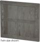 Crate Designs™ Furniture Graphite Full Panel Style Headboard-0