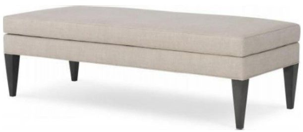 Wesley Hall Reece Light Gray Bench