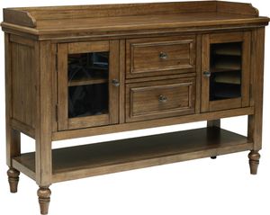 front view of the Benchcraft® Sturlayne Brown Dining Server