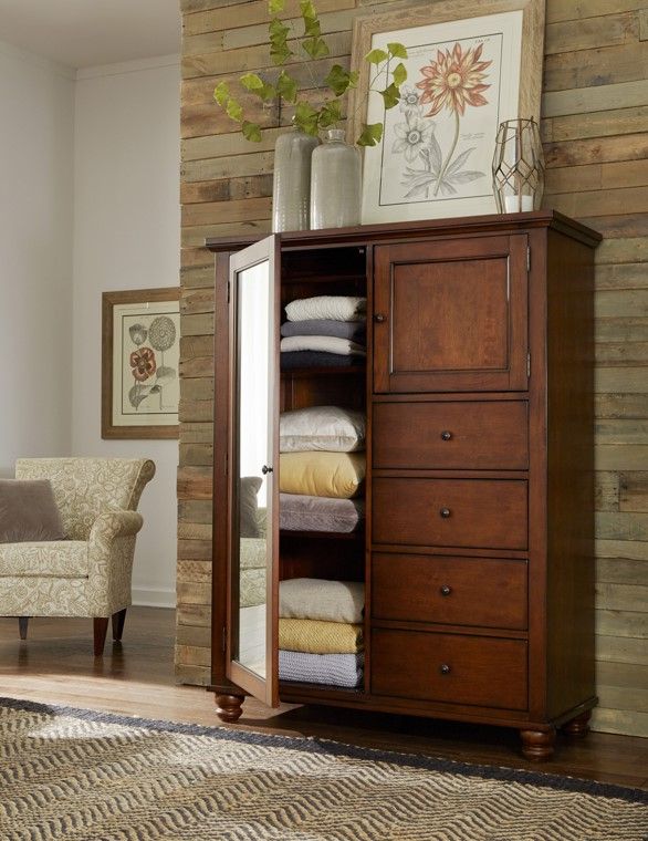 aspenhome® Cambridge Brown Cherry Chiffarobe-2