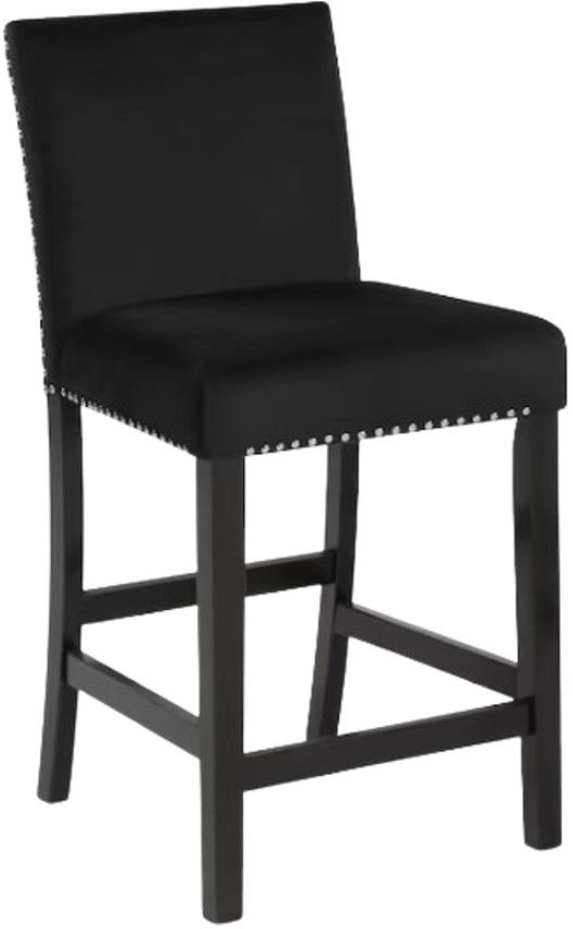New Classic® Home Furnishings Celeste 5-Piece Black/Espresso Counter Dining Table Set-3