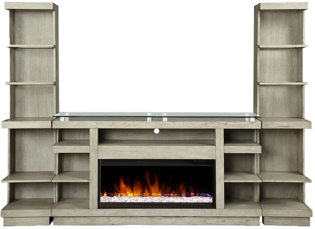 Legends Home Celino Sandstone Fireplace Entertainment Wall-2