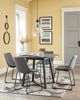 Signature Design by Ashley® Centiar 5-Piece Gray Dining Set-4