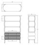 Bramble Customizable Savannah Open Bookcase-1