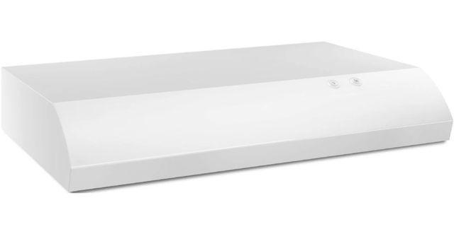 Whirlpool® 30" White Wall Mounted Range Hood with FIT System-1