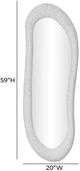 TOV Furniture Orpheus Light Gray Floor Mirror-2