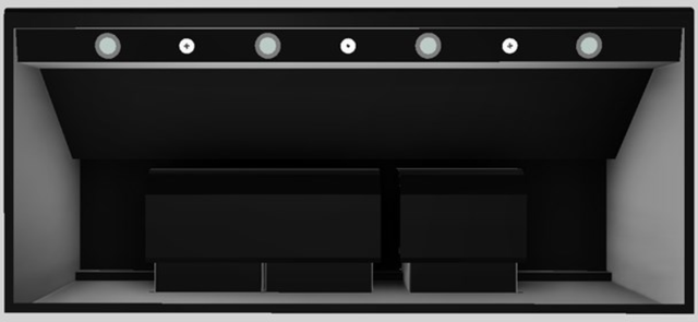 Vent-A-Hood® 54" Black Wall Mounted Range Hood-2