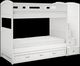 Canyon Furniture Co Twin Step Bunk Bed with Multi-Functional Trundle-1