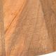 YHD Brown Dining Table with Black Base-4