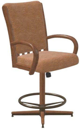 Chromcraft Customizable Baylor Counter Height Swivel Tilt Dining Stool-3