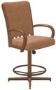 Chromcraft Customizable Baylor Counter Height Swivel Tilt Dining Stool-3